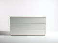 Cassettiera - legno - 118x39x76 cm - bianco - stile moderno